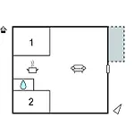 2 Bedroom Cozy In アパート *